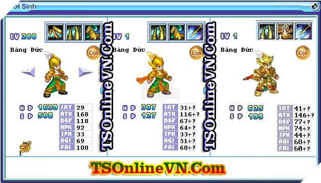 TS Online Mobile: Tong hop tat ca Pet Dia chuyen sinh 1 va 2 day du nhat 7 TS Online Mobile: Tổng hợp tất cả Pet Địa chuyển sinh 1 và 2 đầy đủ nhất 7