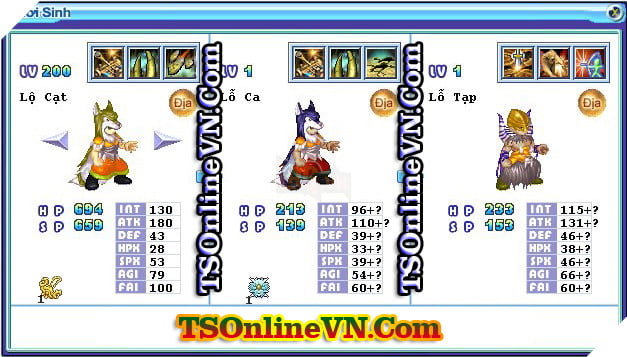 TS Online Mobile: Tong hop tat ca Pet Dia chuyen sinh 1 va 2 day du nhat 5 TS Online Mobile: Tổng hợp tất cả Pet Địa chuyển sinh 1 và 2 đầy đủ nhất 5