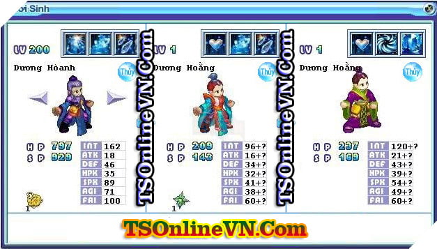 TS Online Mobile: Tong hop tat ca Pet He Thuy chuyen sinh 1 va 2 day du nhat 50 TS Online Mobile: Tổng hợp tất cả Pet Hệ Thủy chuyển sinh 1 và 2 đầy đủ nhất 50