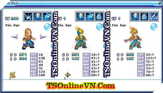TS Online Mobile: Tong hop tat ca Pet He Thuy chuyen sinh 1 va 2 day du nhat 30 TS Online Mobile: Tổng hợp tất cả Pet Hệ Thủy chuyển sinh 1 và 2 đầy đủ nhất 30