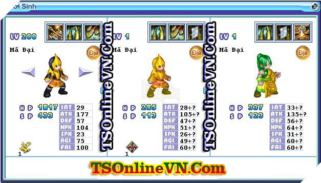 TS Online Mobile: Tong hop tat ca Pet Dia chuyen sinh 1 va 2 day du nhat 27 TS Online Mobile: Tổng hợp tất cả Pet Địa chuyển sinh 1 và 2 đầy đủ nhất 27