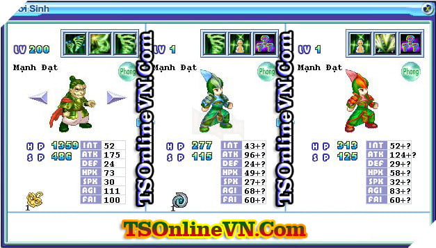 TS Online Mobile: Tong hop tat ca Pet He Phong chuyen sinh 1 va 2 day du nhat 24 TS Online Mobile: Tổng hợp tất cả Pet Hệ Phong chuyển sinh 1 và 2 đầy đủ nhất 24