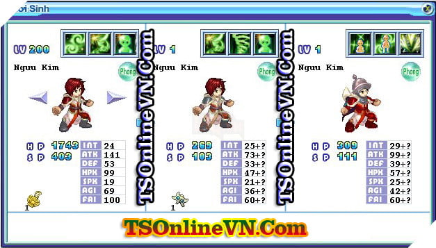 TS Online Mobile: Tong hop tat ca Pet He Phong chuyen sinh 1 va 2 day du nhat 66 TS Online Mobile: Tổng hợp tất cả Pet Hệ Phong chuyển sinh 1 và 2 đầy đủ nhất 66