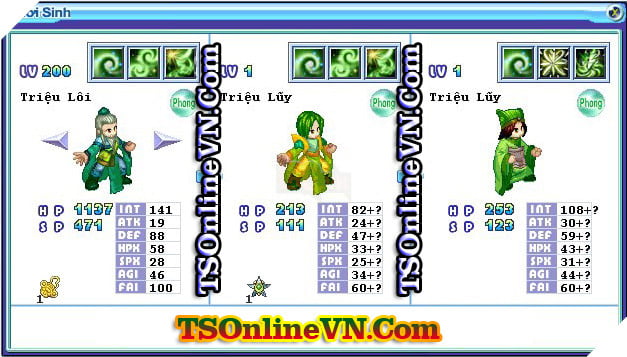 TS Online Mobile: Tong hop tat ca Pet He Phong chuyen sinh 1 va 2 day du nhat 81 TS Online Mobile: Tổng hợp tất cả Pet Hệ Phong chuyển sinh 1 và 2 đầy đủ nhất 81