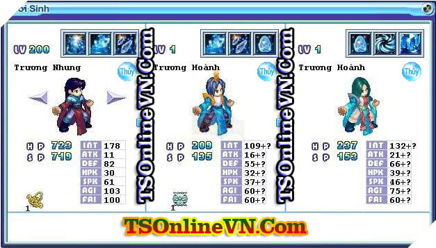 TS Online Mobile: Tong hop tat ca Pet He Thuy chuyen sinh 1 va 2 day du nhat 22 TS Online Mobile: Tổng hợp tất cả Pet Hệ Thủy chuyển sinh 1 và 2 đầy đủ nhất 22