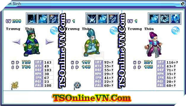 TS Online Mobile: Tong hop tat ca Pet He Thuy chuyen sinh 1 va 2 day du nhat 57 TS Online Mobile: Tổng hợp tất cả Pet Hệ Thủy chuyển sinh 1 và 2 đầy đủ nhất 57
