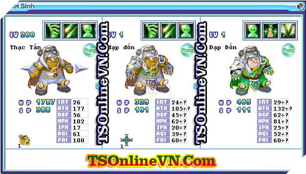 TS Online Mobile: Tong hop tat ca Pet He Phong chuyen sinh 1 va 2 day du nhat 34 TS Online Mobile: Tổng hợp tất cả Pet Hệ Phong chuyển sinh 1 và 2 đầy đủ nhất 34