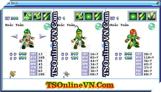 TS Online Mobile: Tong hop tat ca Pet He Phong chuyen sinh 1 va 2 day du nhat 69 TS Online Mobile: Tổng hợp tất cả Pet Hệ Phong chuyển sinh 1 và 2 đầy đủ nhất 69
