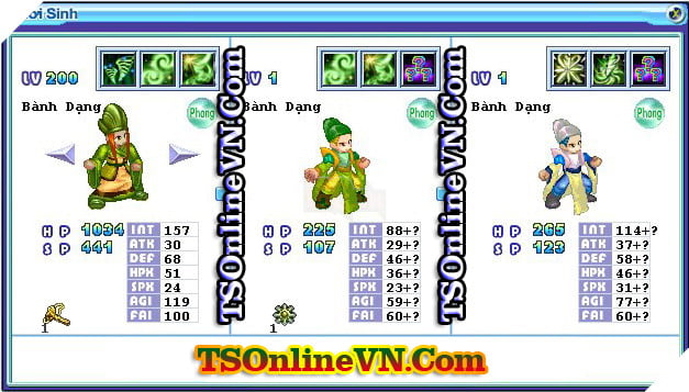 TS Online Mobile: Tong hop tat ca Pet He Phong chuyen sinh 1 va 2 day du nhat 33 TS Online Mobile: Tổng hợp tất cả Pet Hệ Phong chuyển sinh 1 và 2 đầy đủ nhất 33