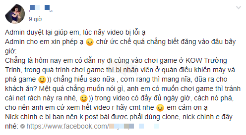 Chuỗi Cyber King of War bị tố phá khách và ông chủ đã nhanh chóng lên tiếng phản bác