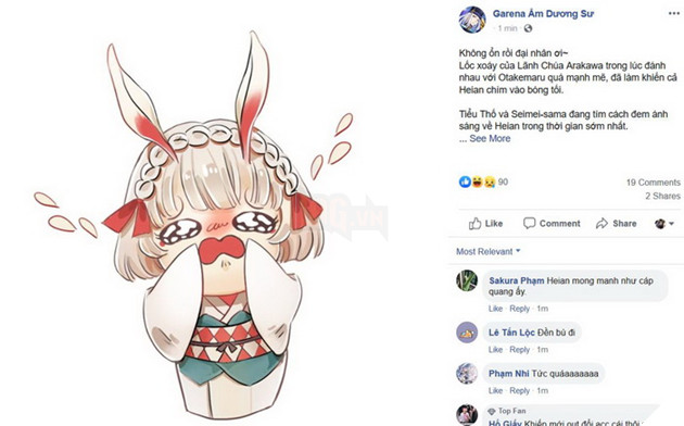 Garena bất ngờ bị sập server cổng vào log in của tất cả game LMHT, Liên Quân Mobile và Âm Dương Sư 5