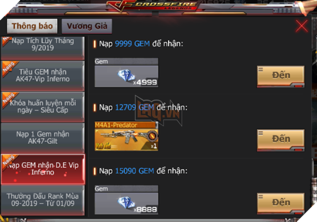 CrossFire: Legends: Sở hữu AK47-Gilt cùng nhân vật VIP Lora với giá 1 GEM 5