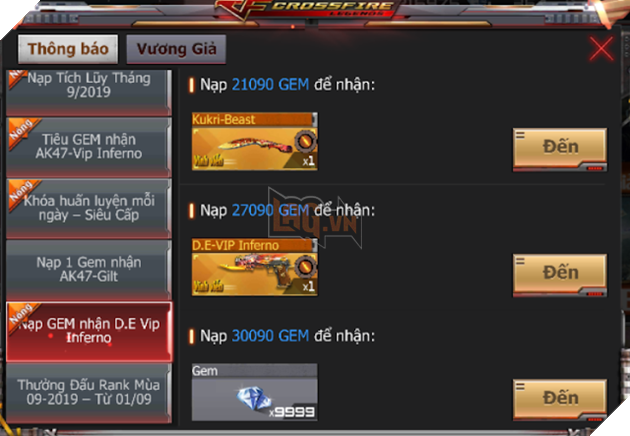 CrossFire: Legends: Sở hữu AK47-Gilt cùng nhân vật VIP Lora với giá 1 GEM 6