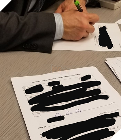 Johnsen phải vẽ đầu mèo lên giấy tờ sở hữu nhà. Ảnh: Bored Panda.