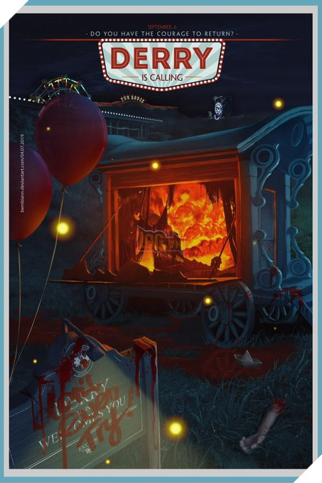 10 poster It: Chapter Two tái hiện một Derry đầy tăm tối 2