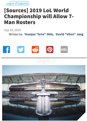 LMHT: CKTG 2019 cho phÃ©p má»i Äá»i tuyá»n ÄÄng kÃ½ 7 tuyá»n thá»§, lá»£i tháº¿ lá»n giÃ nh cho SKT vÃ  GAM? - áº¢nh 1.