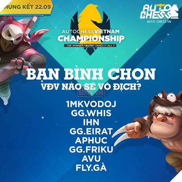 Giải đấu Auto Chess Việt Nam Championship lần đầu tiên được diễn ra 3