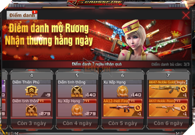 CrossFire:Legends: Kết thúc tháng 9 bằng sự kiện nạp 1 nhận 279 GEM 2