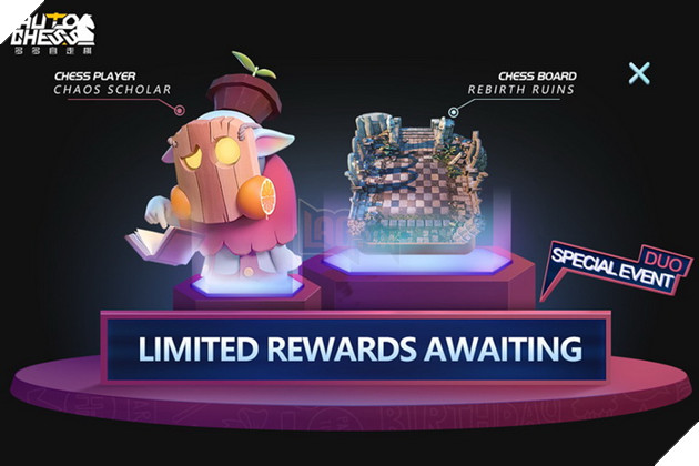 Auto Chess Mobile mở hàng loạt sự kiện và phần thưởng thú vị chào đón chế độ Duo ra mắt 2
