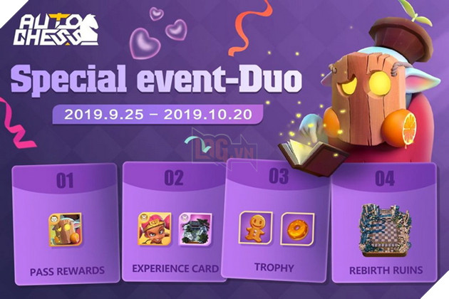 Auto Chess Mobile mở hàng loạt sự kiện và phần thưởng thú vị chào đón chế độ Duo ra mắt
