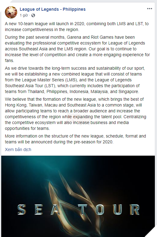 LMHT: LMS chính thức bị khai tử, sát nhập với LST để cho ra đời khu vực mới