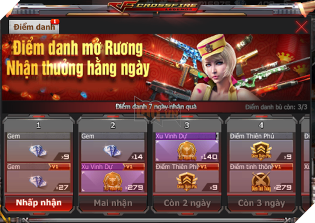 CrossFire: Legends: Thu thập mảnh linh kiện mỗi ngày nhận vũ khí Blunderbuss-Auroth
