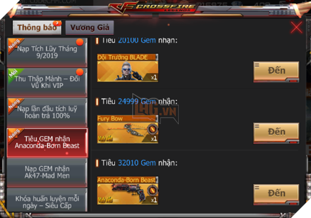 CrossFire Legends: Nạp 1 được 2, nhận vũ khí VIP AK47 Born Beast Thức Tỉnh ngay hôm nay 6