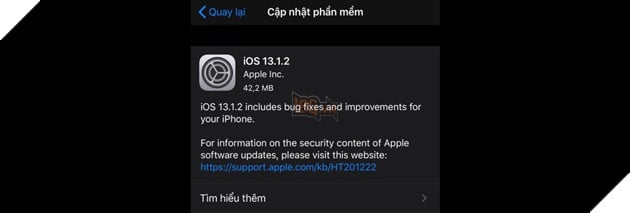 Apple: Những điều chưa biết về iOS - iPadOS 13.1.2 3