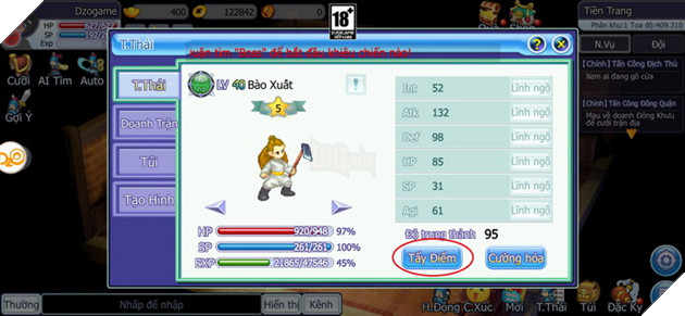 TS Online Mobile: Hướng dẫn Hoán Cốt Hoàn và Auto liên tục không về thành 2
