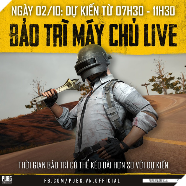 PUBG PC: Chi tiết lịch bảo trì ngày 2.10.2019