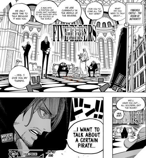 One Piece: Thân phận thật sự của Shanks và sự thật về mối liên hệ của anh với Thiên Long Nhân 5