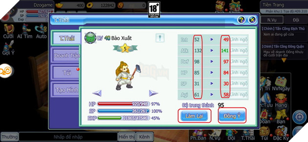 TS Online Mobile: Hướng dẫn Hoán Cốt Hoàn và Auto liên tục không về thành 4