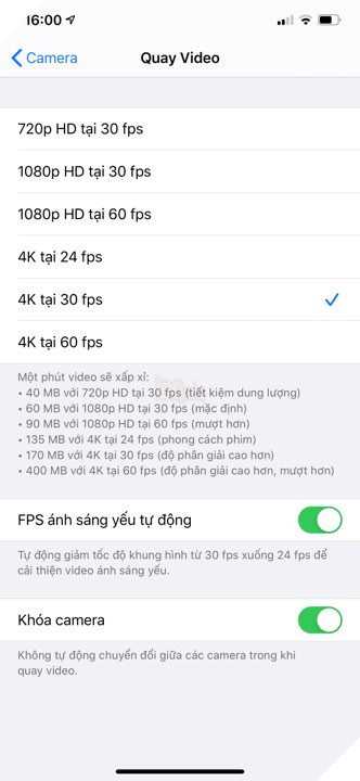 Hướng dẫn: Cách video 4K với camera mặt trước trên iPhone 11 Series 3