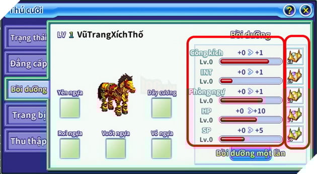 TS Online Mobile: Hướng dẫn hệ thống Thú Cưỡi và cách bồi dưỡng, gắn trang bị và nâng cấp 7