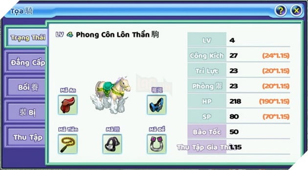 TS Online Mobile: Hướng dẫn hệ thống Thú Cưỡi và cách bồi dưỡng, gắn trang bị và nâng cấp 9