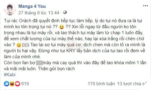 Drama nảy lửa giữa các nhóm dịch về manga Kimetsu no Yaiba: Đã mặt dày dịch lậu còn đòi thu tiền fan? - Ảnh 2.