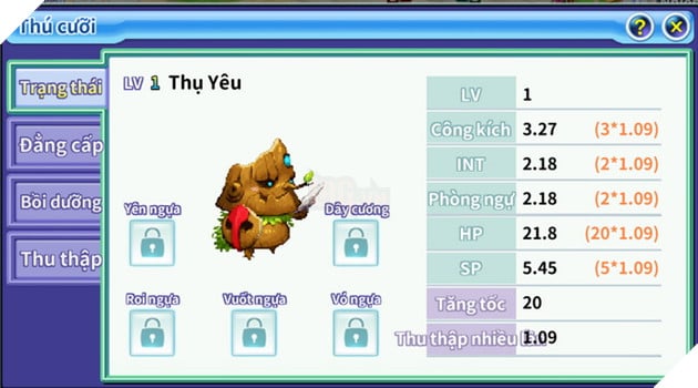 TS Online Mobile: Hướng dẫn hệ thống Thú Cưỡi và cách bồi dưỡng, gắn trang bị và nâng cấp