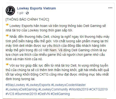 LMHT: Không thua kém GAM, LK bất ngờ hé lộ thêm 2 nhà tài trợ cực khủng mới của mình