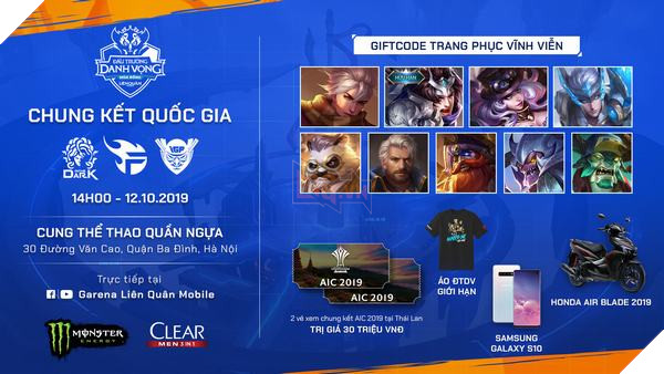 Chính thức mở bán vé Vòng chung kết Đấu trường Danh vọng Mùa đông 2019