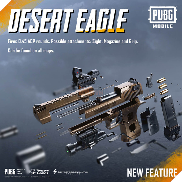 PUBG Mobile phiên bản 0.15.0: Xuất hiện khẩu súng lục mạnh nhất từ trước đến nay