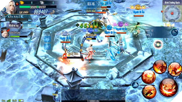 Đỉnh Trường Bạch: Chiến trường tuyết phủ “nóng” nhất Võ Lâm Truyền Kỳ Mobile 2