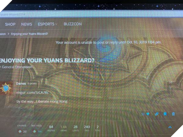 Blizzard gây sốc, cấm cửa game thủ Hearthstone 1000 năm 2