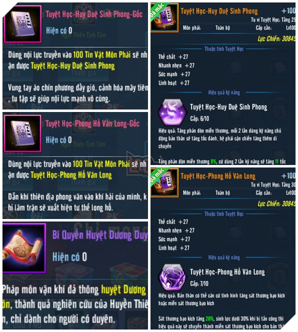 Tham chiến Long Môn, game thủ Võ Lâm Truyền Kỳ Mobile ẵm trọn bộ bí kíp Tuyệt Học đẳng cấp 3