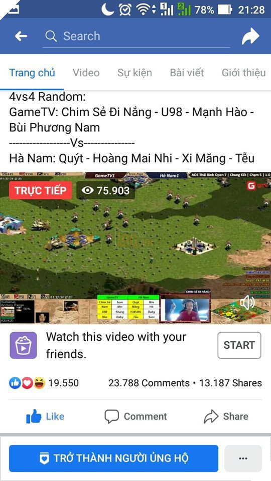 Chim Sẻ Đi Nắng phá vỡ kỷ lục với hơn 100.000 người xem livestream trên Facebook