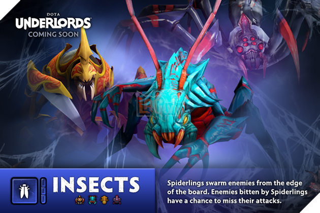 Dota Underlords - Hé Lộ bản cập nhật mới ngày 19 tháng 10 xuất hiện Alliance Healer và Insects 3