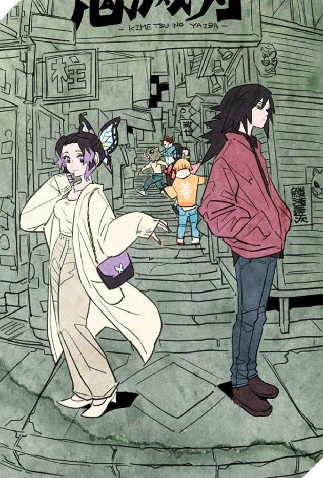 Sẽ như thế nào khi các nhân vật của Kimetsu no Yaiba sống ở thời hiện đại? 4