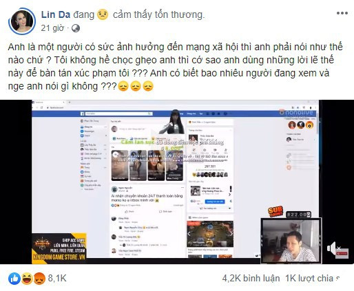 Thầy Ba bị cô Lin Da bóc phốt công kích cá nhân, chưa kịp xóa kênh phải lên tiếng xin lỗi