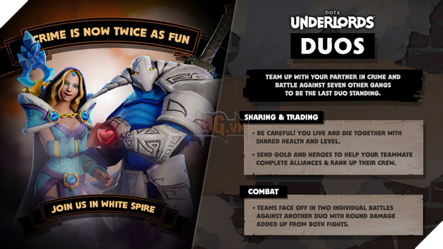 Dota Underlords - Bổ sung cập nhật lớn, chế độ đồng đội và Freestyle mới lạ