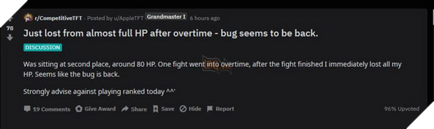 Đấu Trường Chân Lý: Cập nhật 9.21 vừa mở lại dính Bug khủng, khuyến cáo không đánh Xếp hạng lúc này 2
