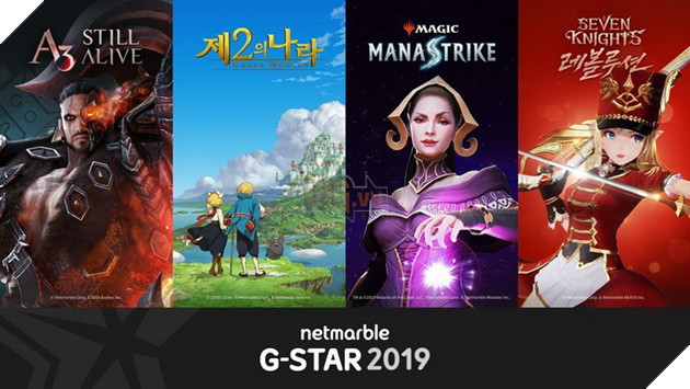 NetMarble chuẩn bị giới thiệu 4 game mobile nhập vai bom tấn tiếp theo